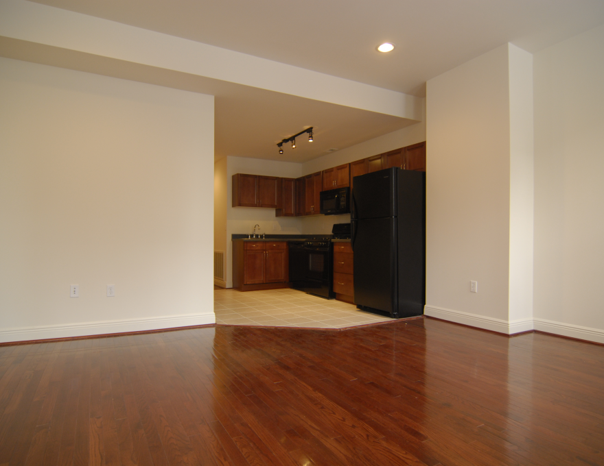 Living room to kitchen